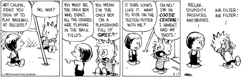 Illustration for article titled Calvin and Hobbes Showed The Trouble With Organized Sports And Father Figures